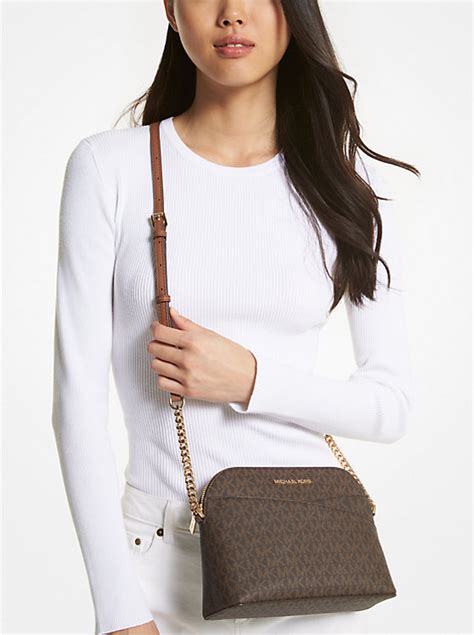 michael kors medium dome|Michael Kors Jet Set Travel Medium Dome Crossbody Bag Pvc .